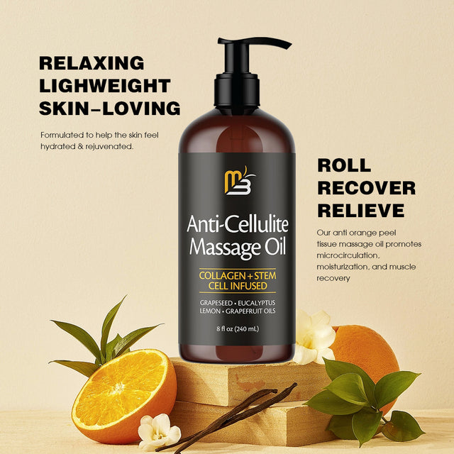 Annaura Anti-Cellulite Skin Firming Massage Oil, 240 ml