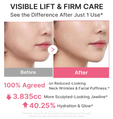PDRN Neck & Face Collagen Cream with Built-In Gua Sha